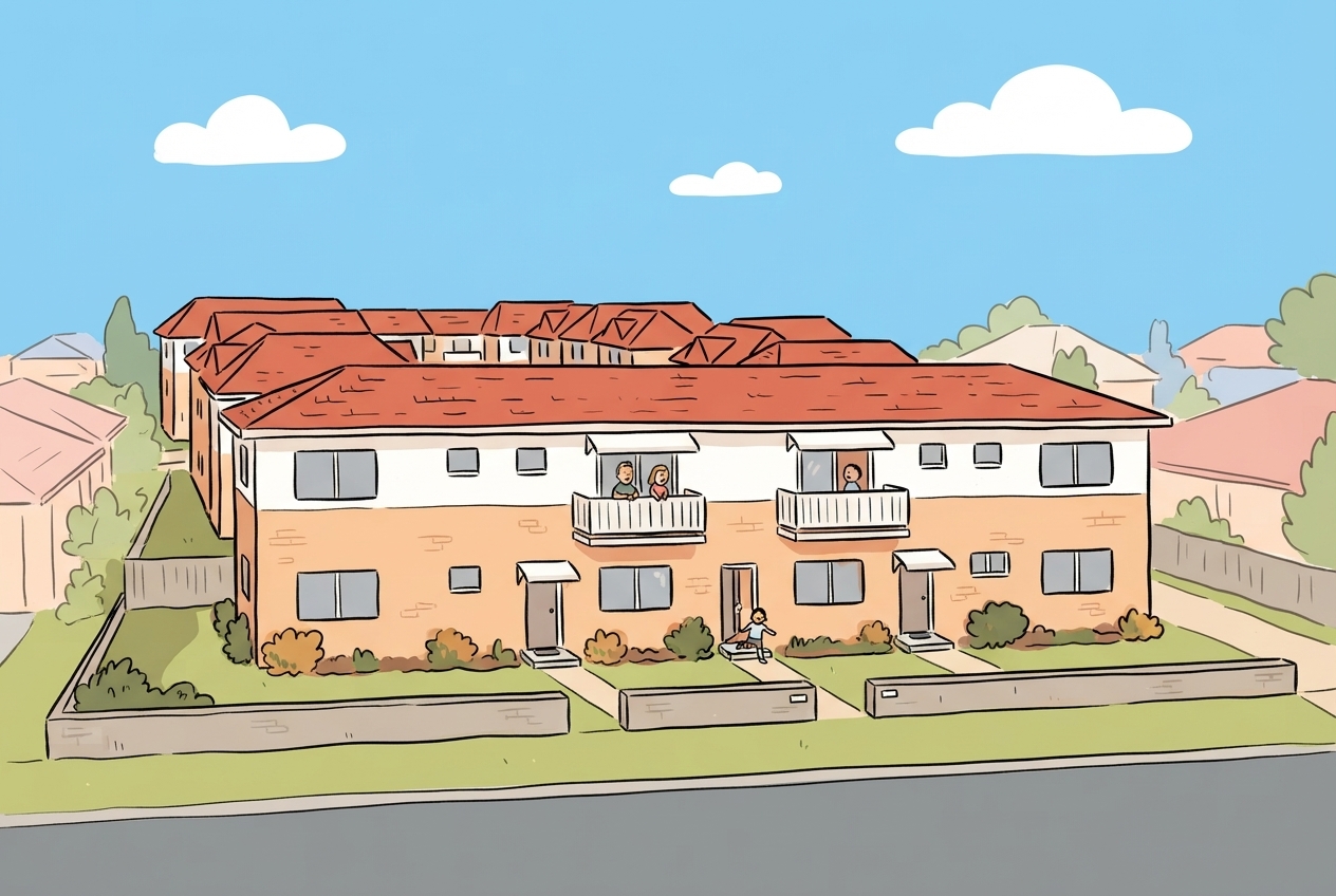 An illustration of 61 Gore Street, Port Macquarie