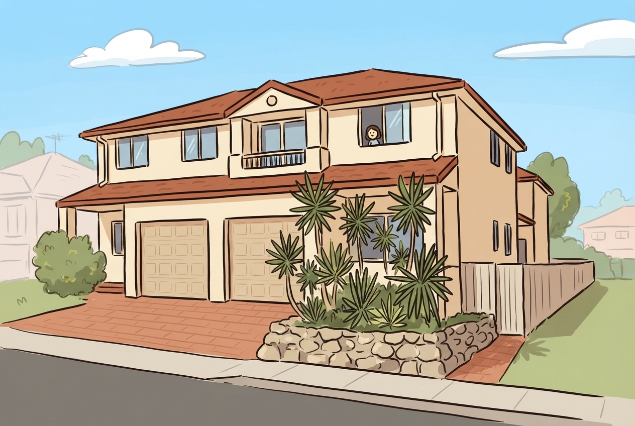 An illustration of 1 Busaco Road, Marsfield