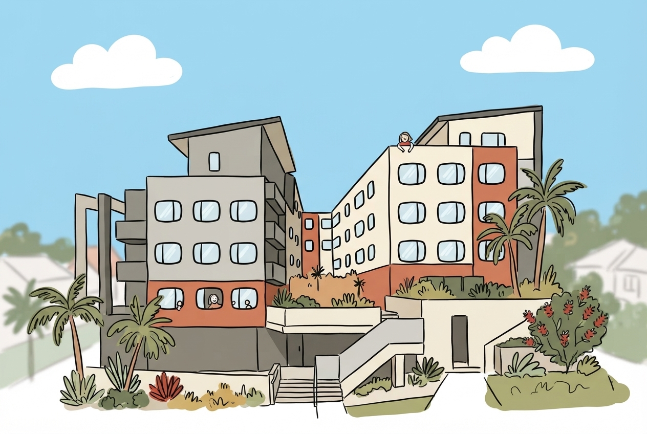 An illustration of 16 Frazer Street, Collaroy
