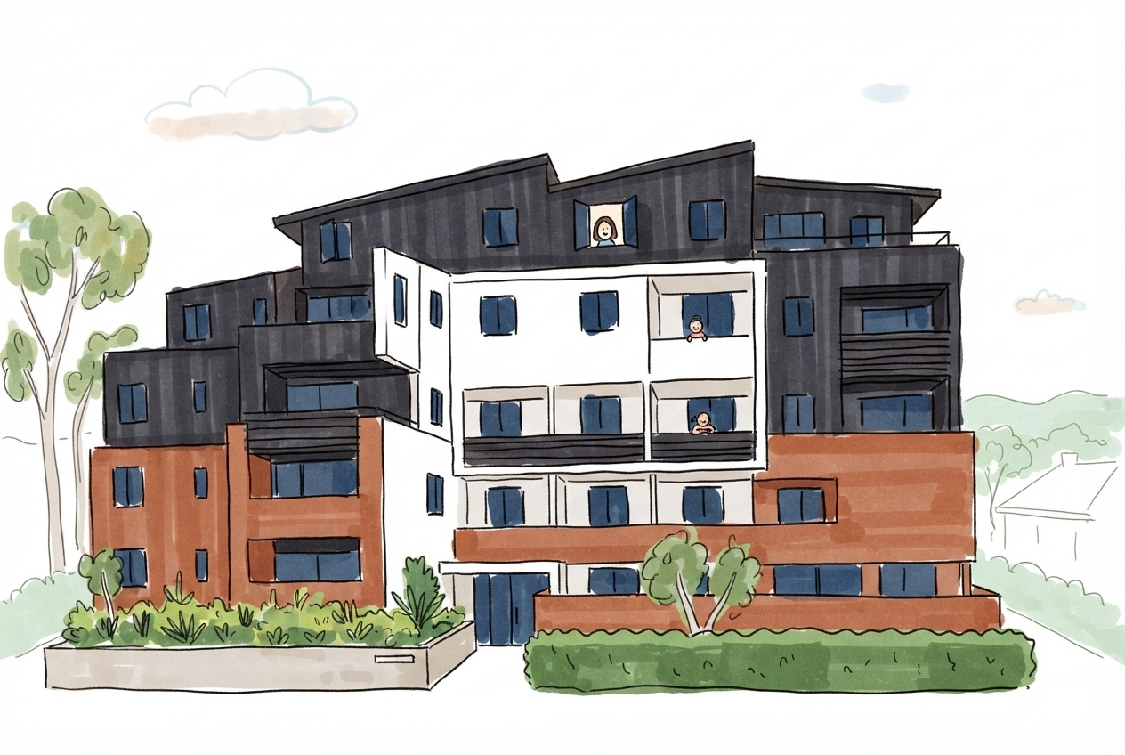 An illustration of 8 Duntroon Avenue, St Leonards