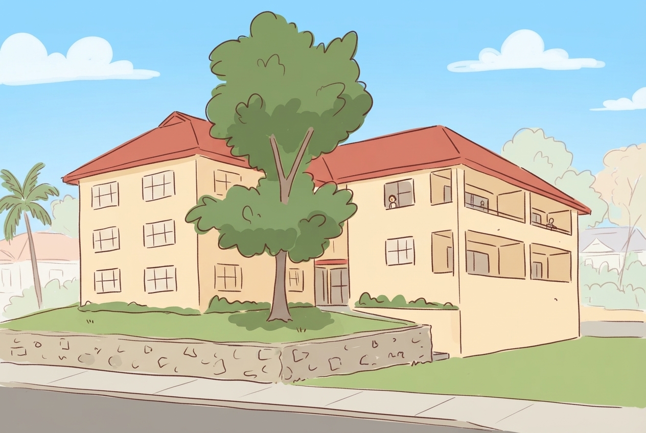 An illustration of 22 Binya Avenue, Tweed Heads