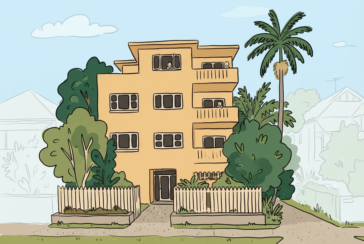 An illustration of 18 Morris Street, Paddington