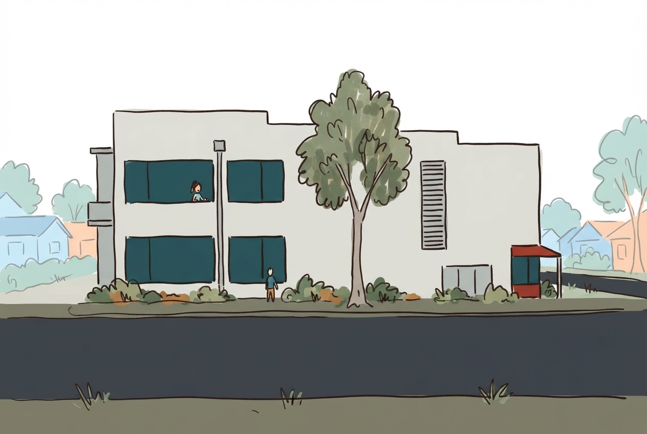 An illustration of 6 Leonardo Drive, Brisbane Airport