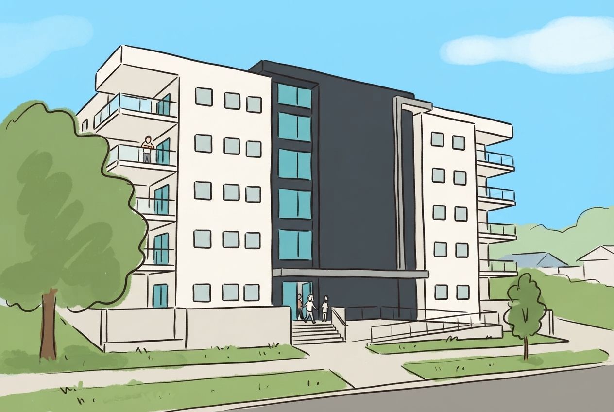 An illustration of Fivechester Tce