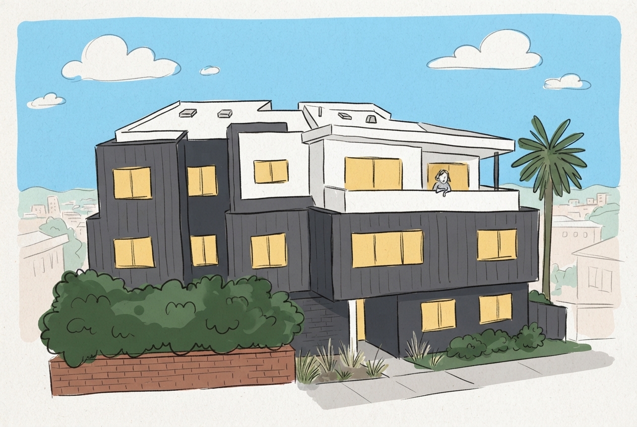 An illustration of 312 Hampton Street, Hampton