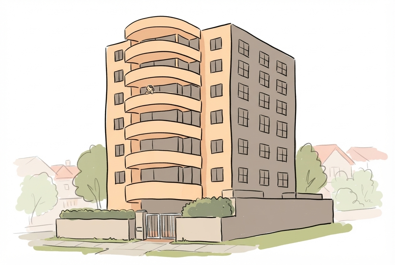 An illustration of 7 River Street, South Yarra