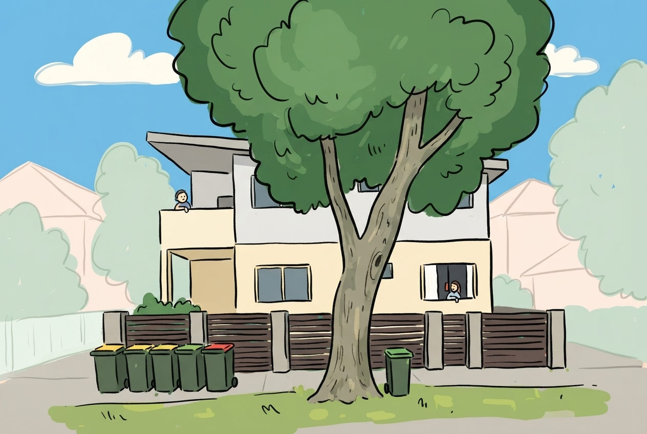An illustration of 48 Orrong Crescent, Caulfield North