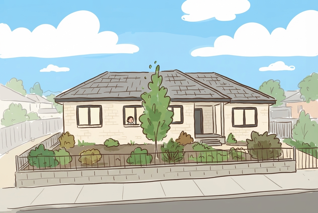 An illustration of 5 Acacia Street, Thomastown