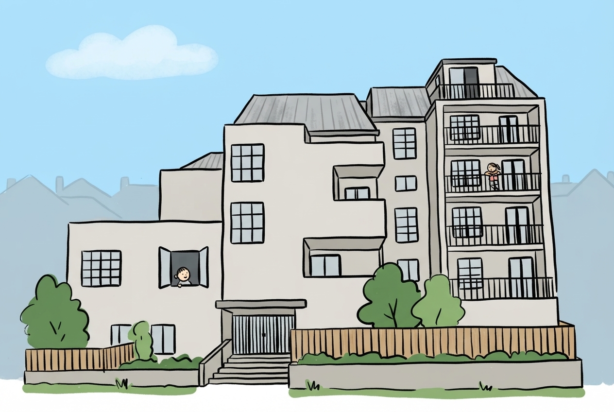 An illustration of 72 High Street, Windsor