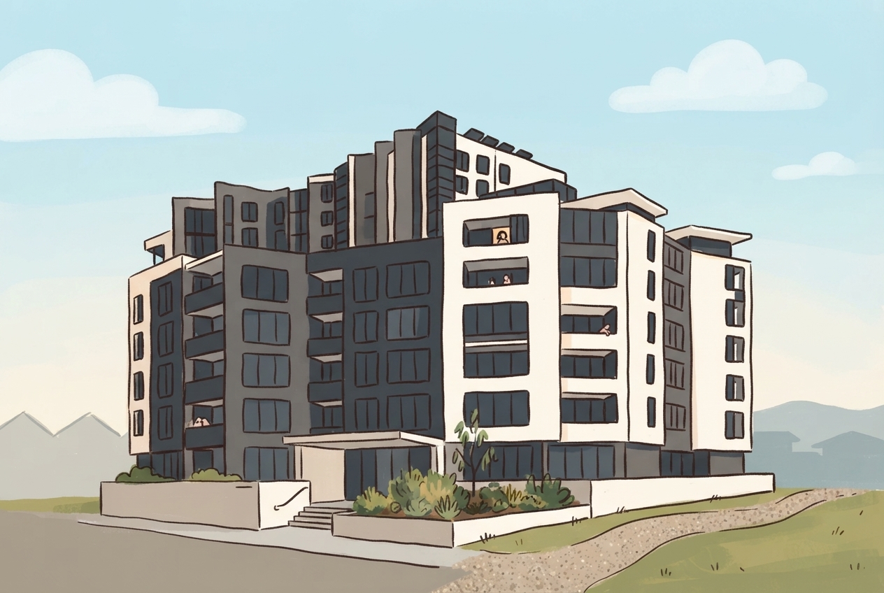 An illustration of 673 La Trobe Street, Docklands
