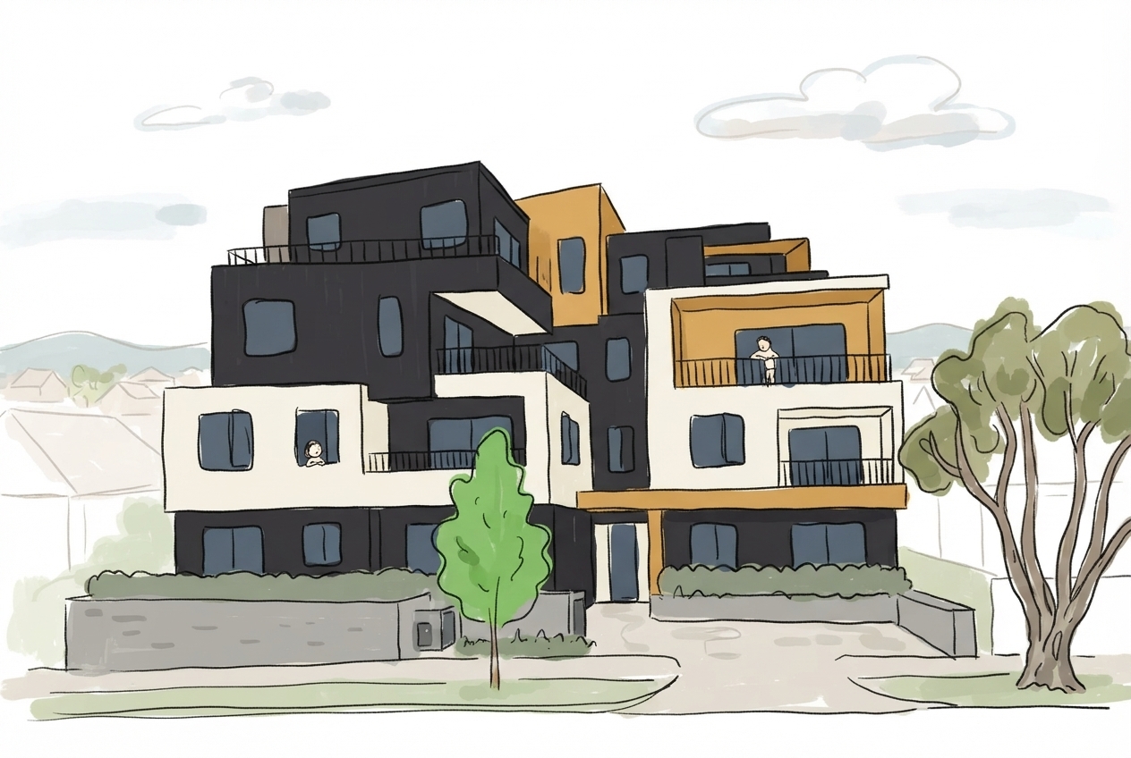 An illustration of 2 Well Street, Brighton