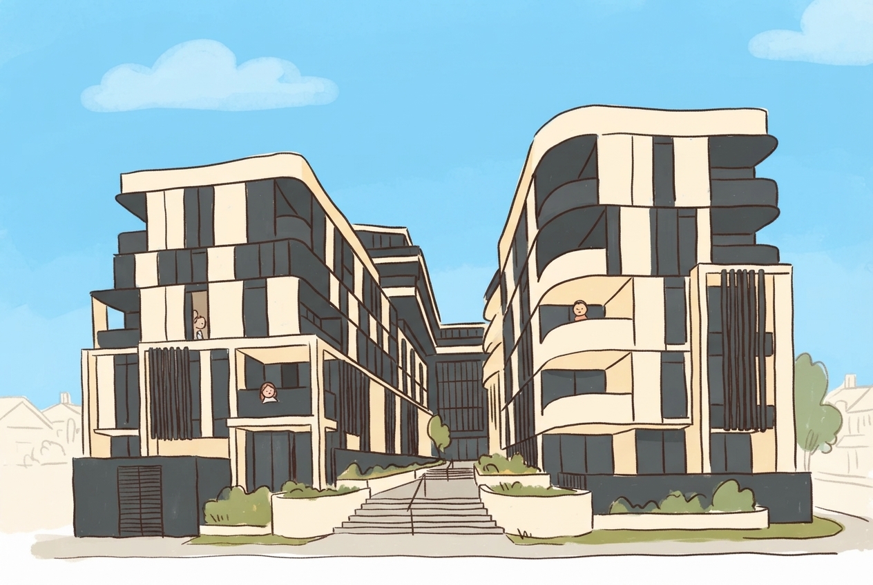 An illustration of 2 Dalgety Street, Oakleigh