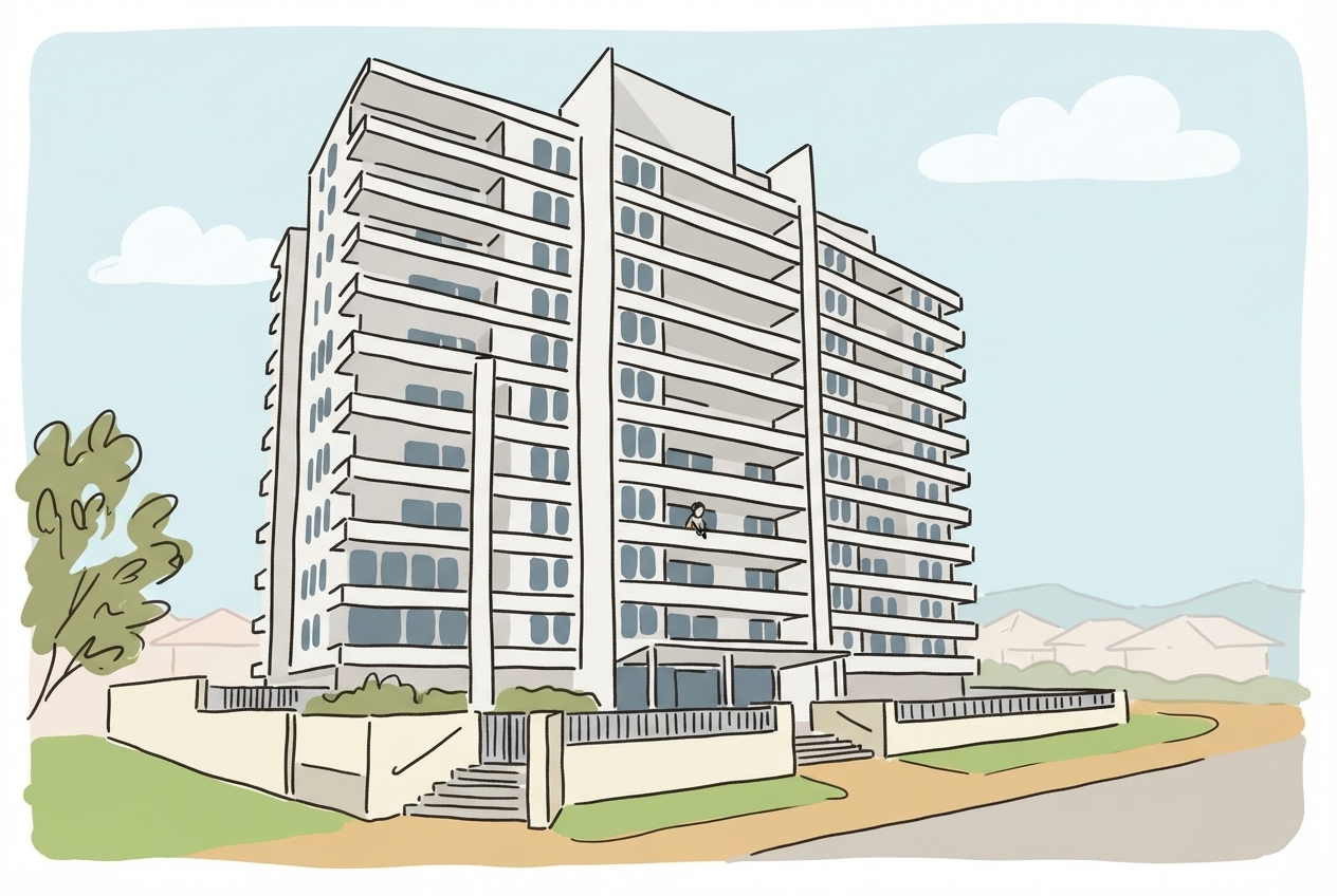 An illustration of Sea Point Building C
