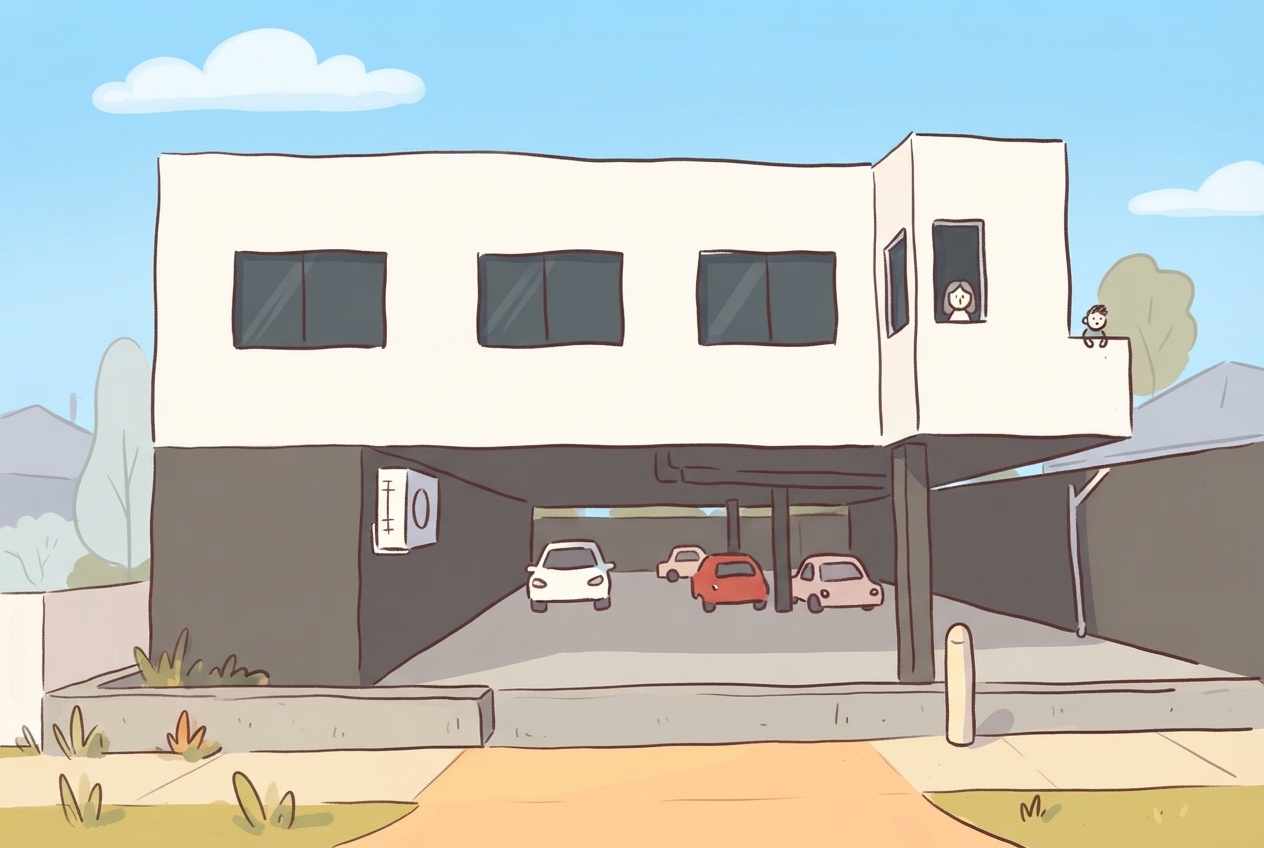 An illustration of 5 Barker Avenue, Como